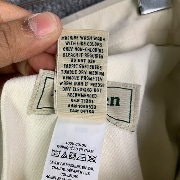 NEW L.L.‎ Bean Mens Wrinkle-Free Cotton Chino Pants Khaki 35Wx29L - Picture 7 of 10